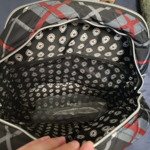 New! Vera Bradley Campus Backpack in Paris Plaid - Picture 2 of 6